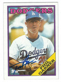 Autographed PHIL GARNER 1988 Topps Card