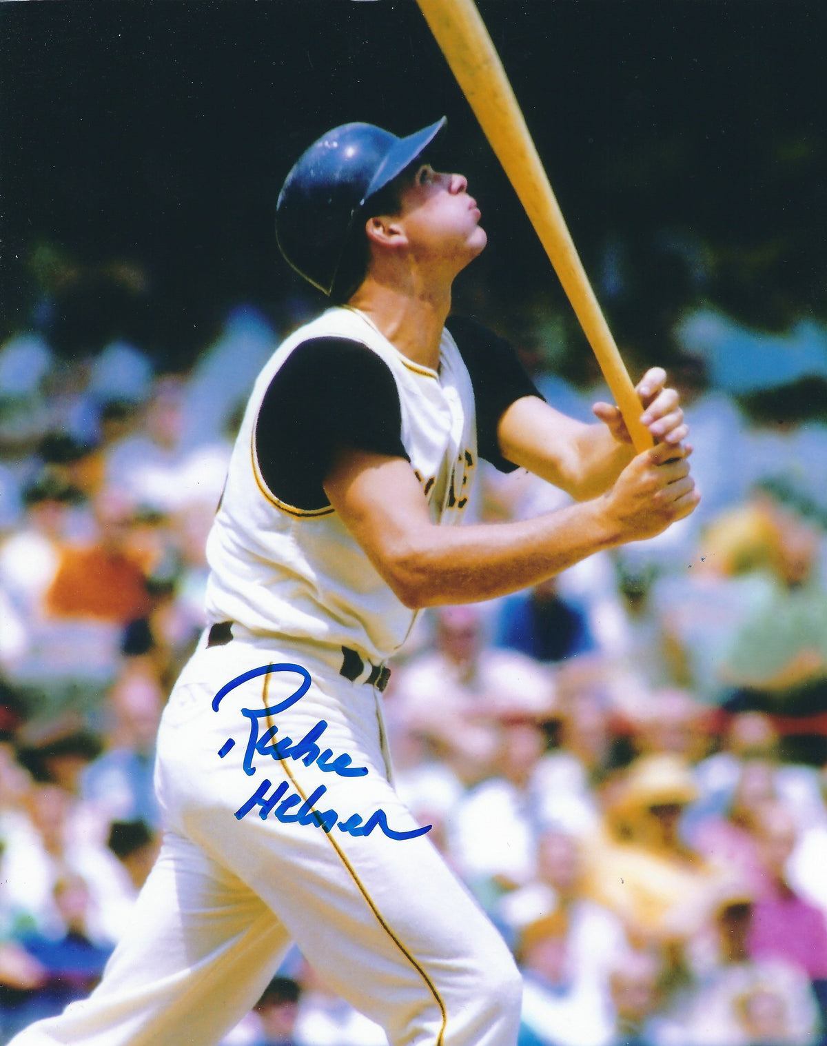 AUTOGRAPHED  RICHIE HEBNER 8X10 Pittsburgh Pirates Photo