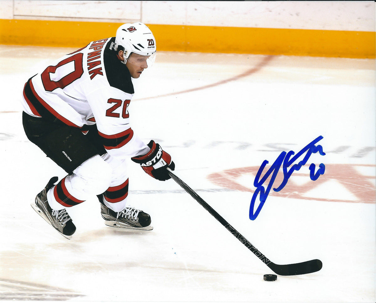 Autographed LEE STEMPNIAK 8X10 New Jersey Devils Photo