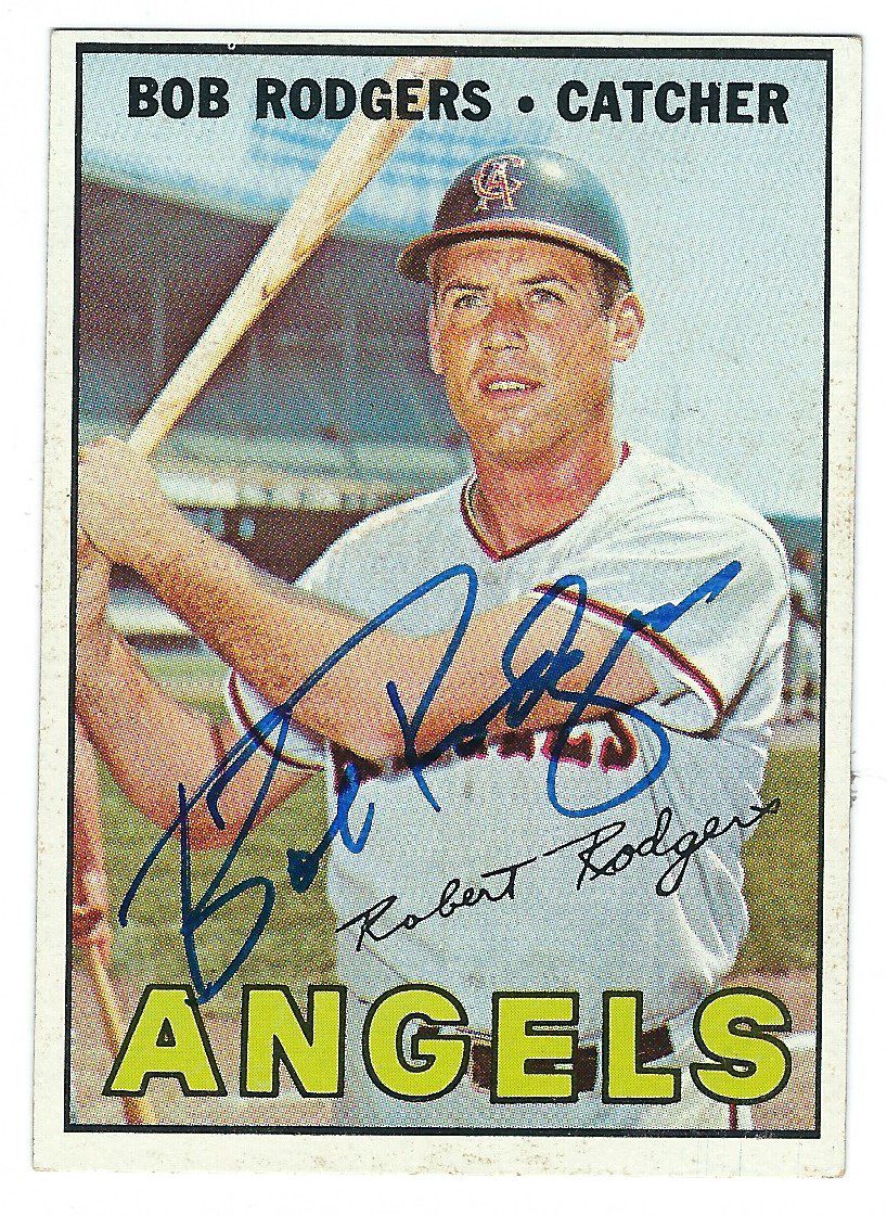 Autographed Bob Rodgers 1967 Topps Card
