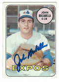 Autographed JOHN BOCCABELLA 1969 Topps Card