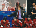 Autographed MIKE BABCOCK  8X10 Detroit Red Wings Photo