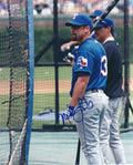 AUTOGRAPHED MIKE LAMB 8X10 Texas Rangers Photo