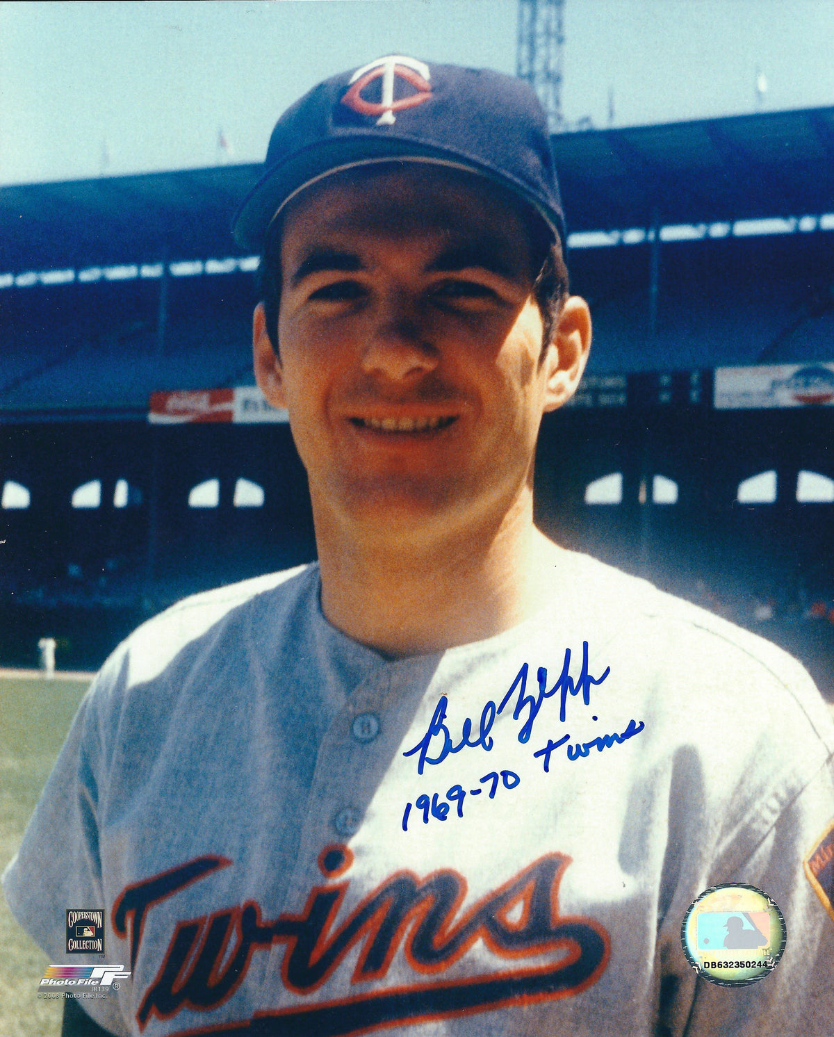AUTOGRAPHED BILL ZEPP 8x10 Minnesota Twins photo