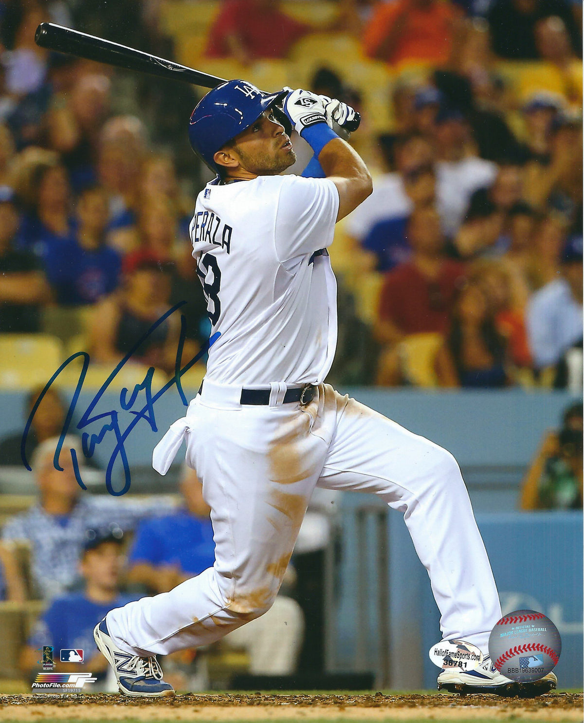 AUTOGRAPHED JOSE PERAZA 8x10 Los Angeles Dodgers photo