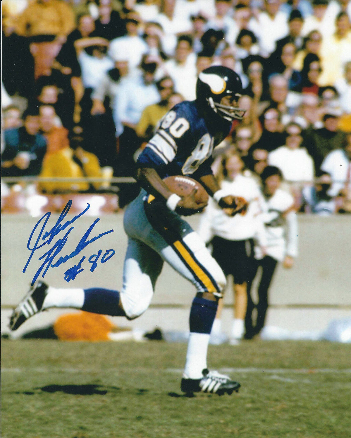 Autographed  JOHN HENDERSON 8X10 Minnesota Vikings Photo