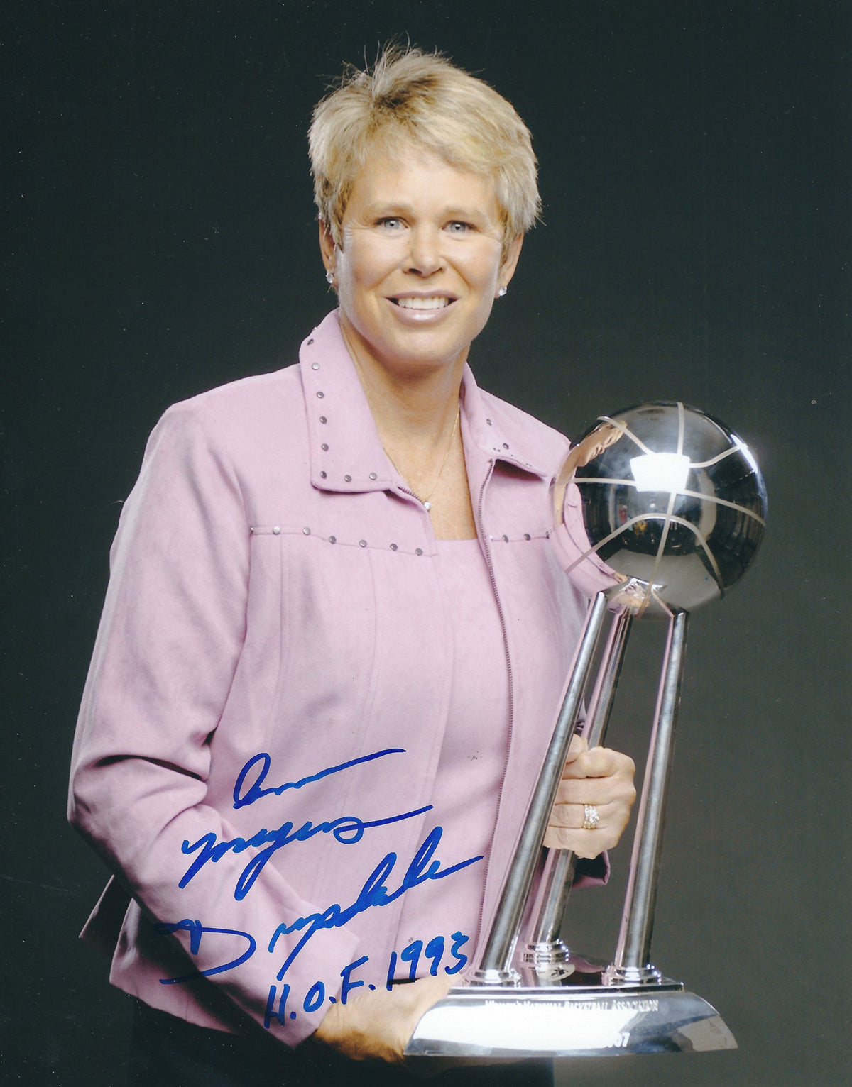 Autographed ANN MEYERS DRYSDALE 8X10 photo