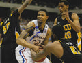 Autographed Marcus Morris Kansas Jayhawks 8x10 with COA