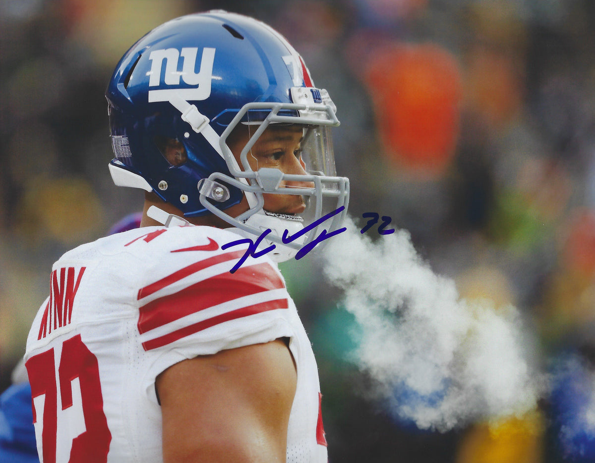 Autographed Kerry Wynn 8X10 New York Giants Photo with COA