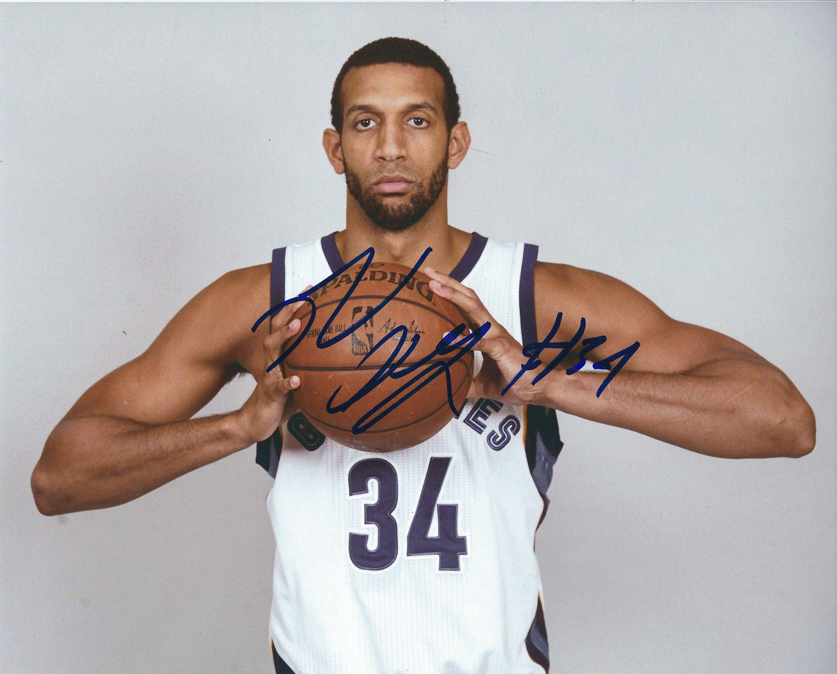 Autographed BRANDAN WRIGHT 8X10 Grizzlies Photo