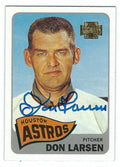Autographed DON LARSEN 2001 Topps Archive Card