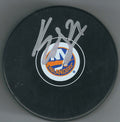 Autographed KYLE OKPOSO New York Islanders Hockey Puck