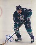 Autographed JOHN LILLEY 8X10 Anaheim Ducks Photo