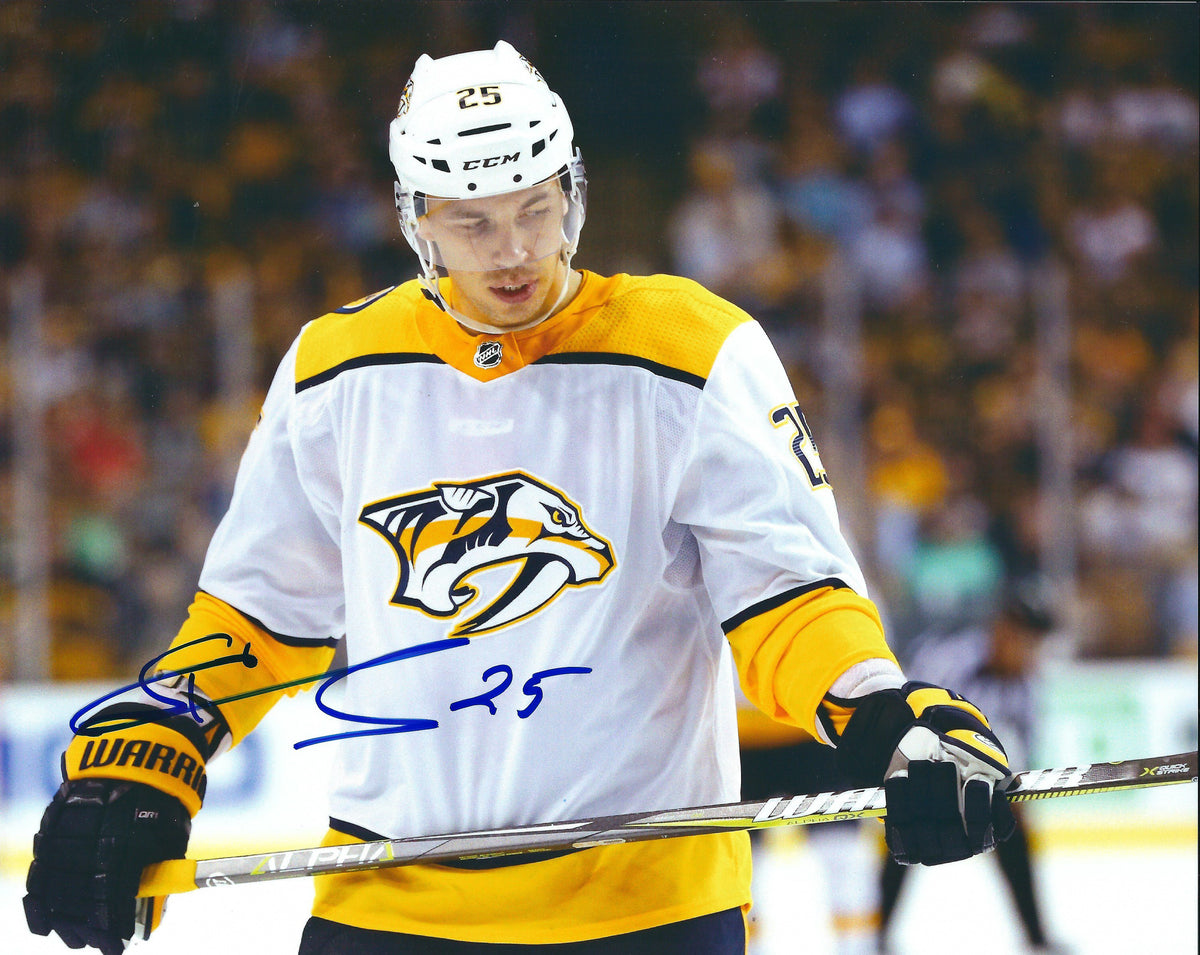 Autographed ALEXEI EMELIN 8X10 Nashville Predators photo