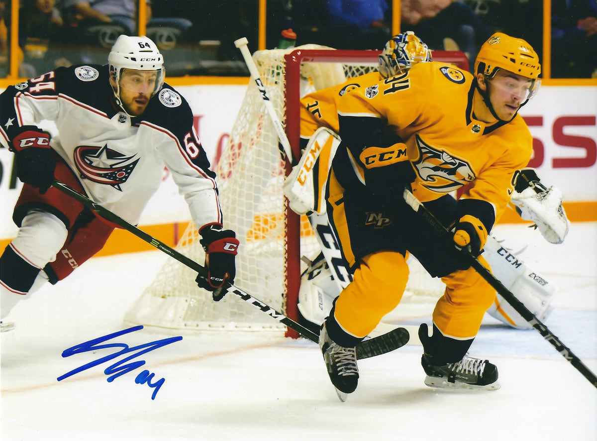 Autographed SAM GIRARD 8X10 Nashville Predators photo