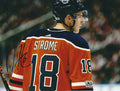 Autographed RYAN STROME 8X10 Edmonton Oilers Photo