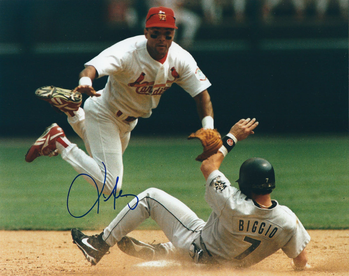 AUTOGRAPHED LUIS ALICEA 8x10 St. Louis Cardinals photo