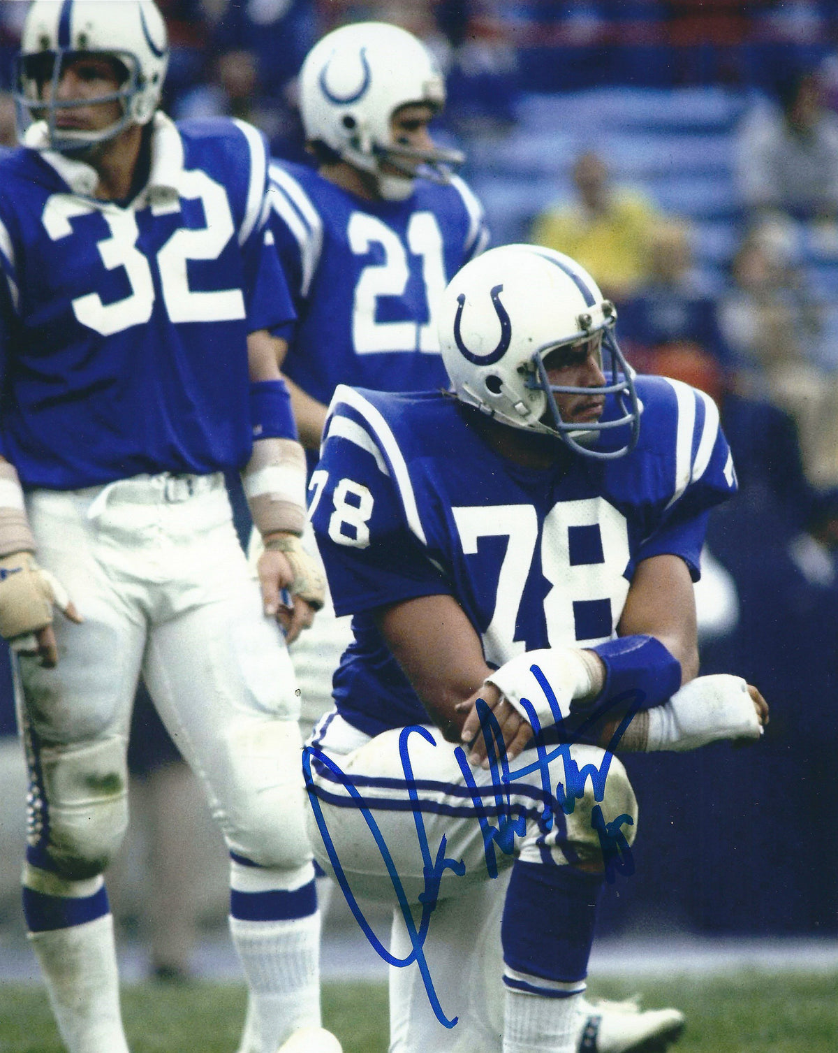 Autographed  8X10  John Dutton Baltimore Colts photo
