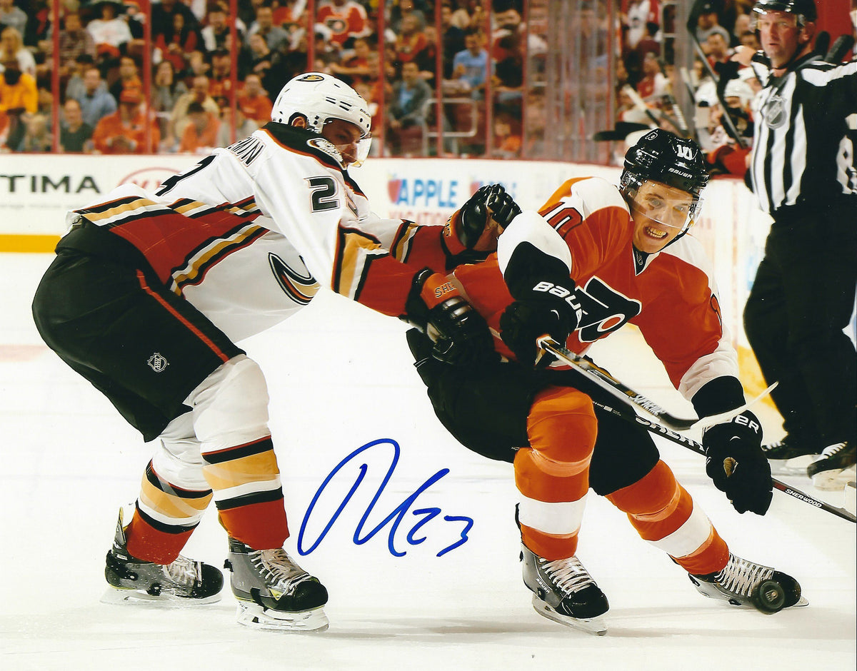 Autographed FRANCOIS BEAUCHEMIN 8X10 Anaheim Ducks Photo