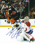 Autographed ANTOINE VERMETTE 8X10 Anaheim Ducks Photo