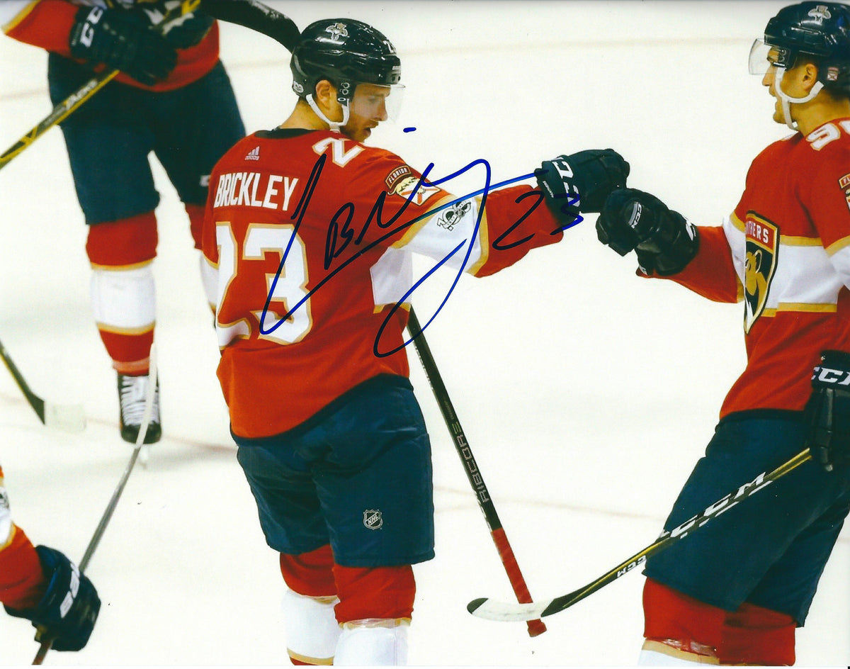 Autographed CONNOR BRICKLEY 8x10 Florida Panthers Photo