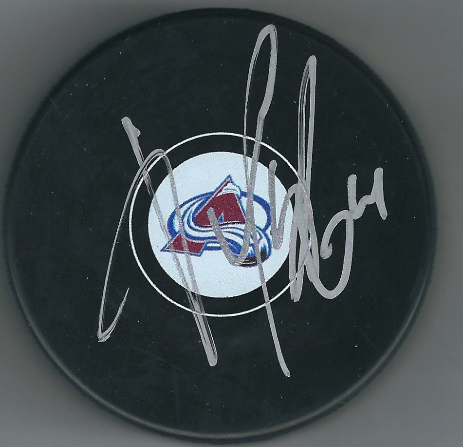 Autographed NAIL YAKUPOV Colorado Avalanche Hockey Puck