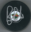 Autographed BRUCE BOUDREAU Minnesota Wild Hockey Puck