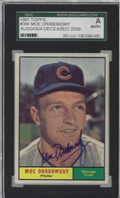 Autographed 1961 Topps Moe Drabowsky Chicago Cubs #364 SGC Slabbed