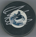 Autographed  THOMAS VANEK Vancouver Canucks Hockey Puck