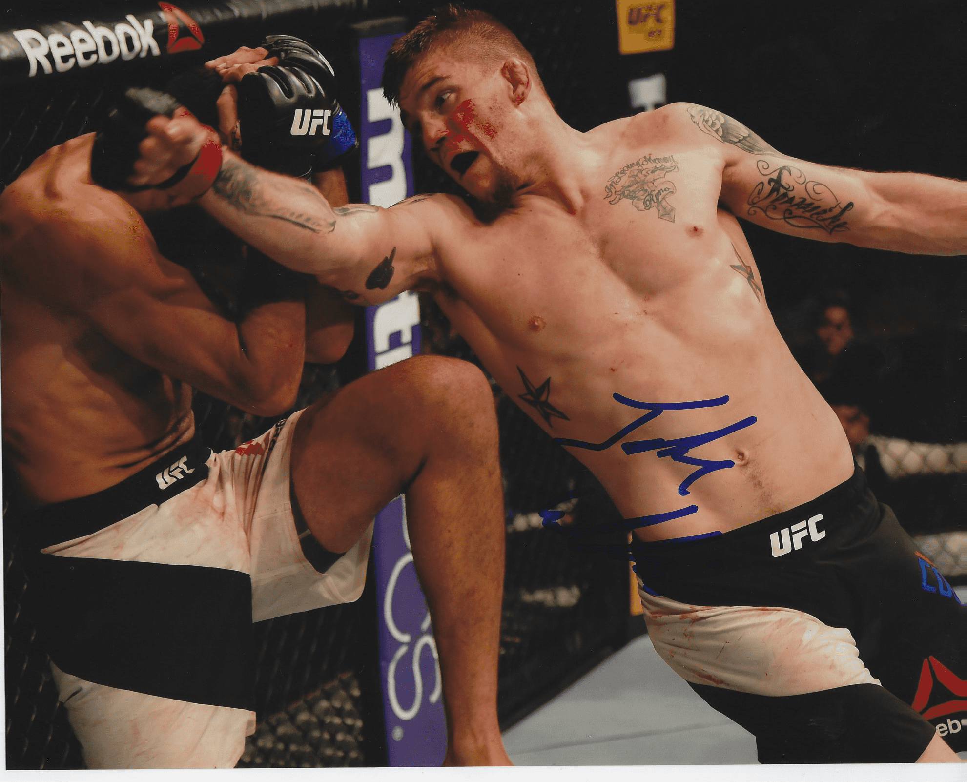 Autographed Jake "The Prototype" Collier UFC & MMA 8x10 photo with COA