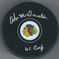 Autographed AB MCDONALD Chicago Blackhawks Hockey Puck