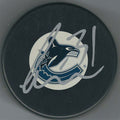 Autographed ANDERS NILSSON Vancouver Canucks Hockey Puck
