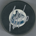 Autographed BRANDON SUTTER Vancouver Canucks Hockey Puck