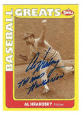 Autographed AL HRABOSKY 1991 Swell Baseball Great Card
