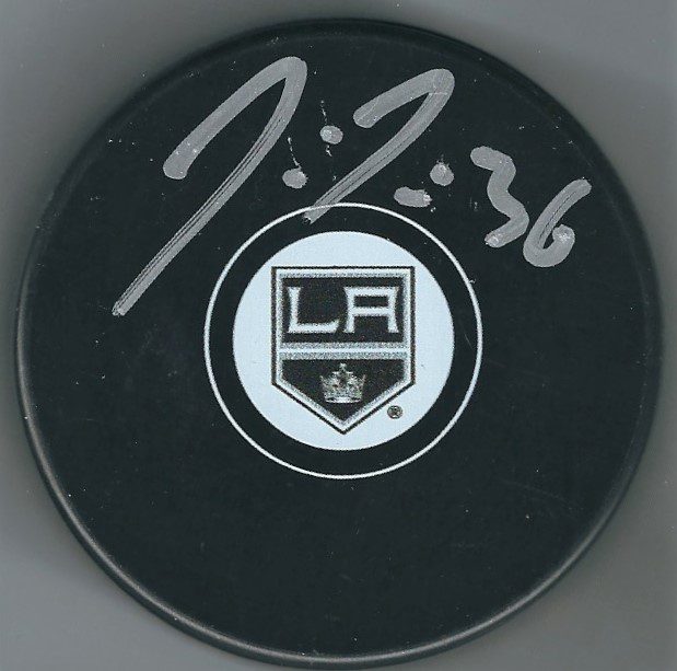 Autographed JUSSI JOKINEN Los Angeles Kings Hockey Puck