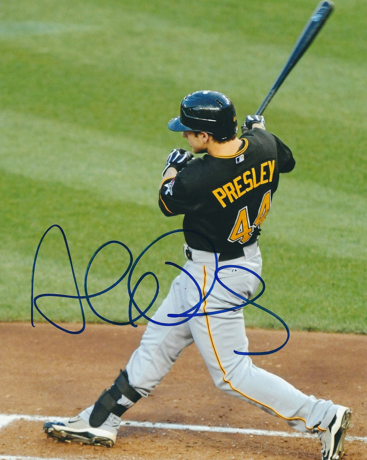 Autographed ALEX PRESLEY 8X10 Pittsburgh Pirates Photo