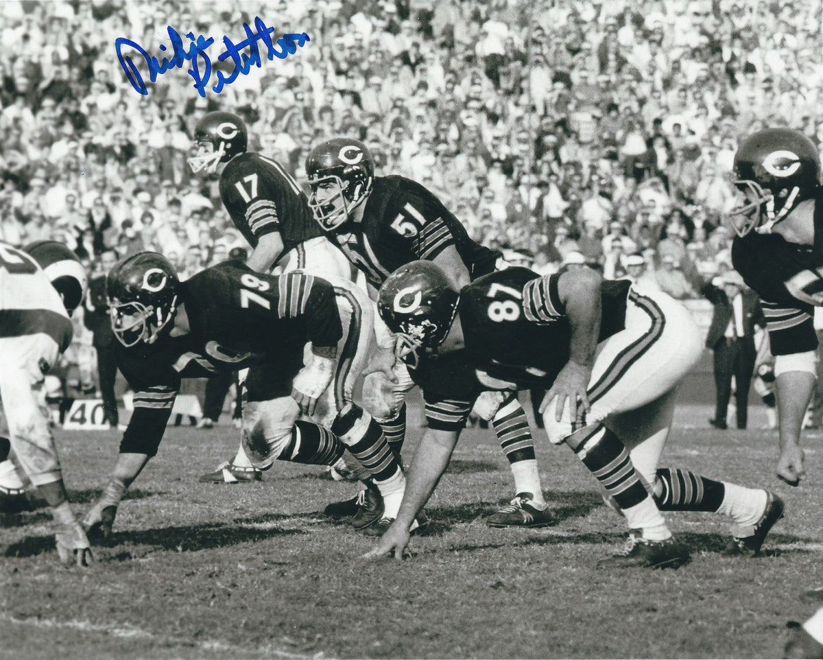 Autographed RICHIE PETTIBON 8X10  Chicago Bears Photo