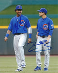 AUTOGRAPHED STARLIN CASTRO & DARWIN BARNEY 8X10 Chicago Cubs Photo