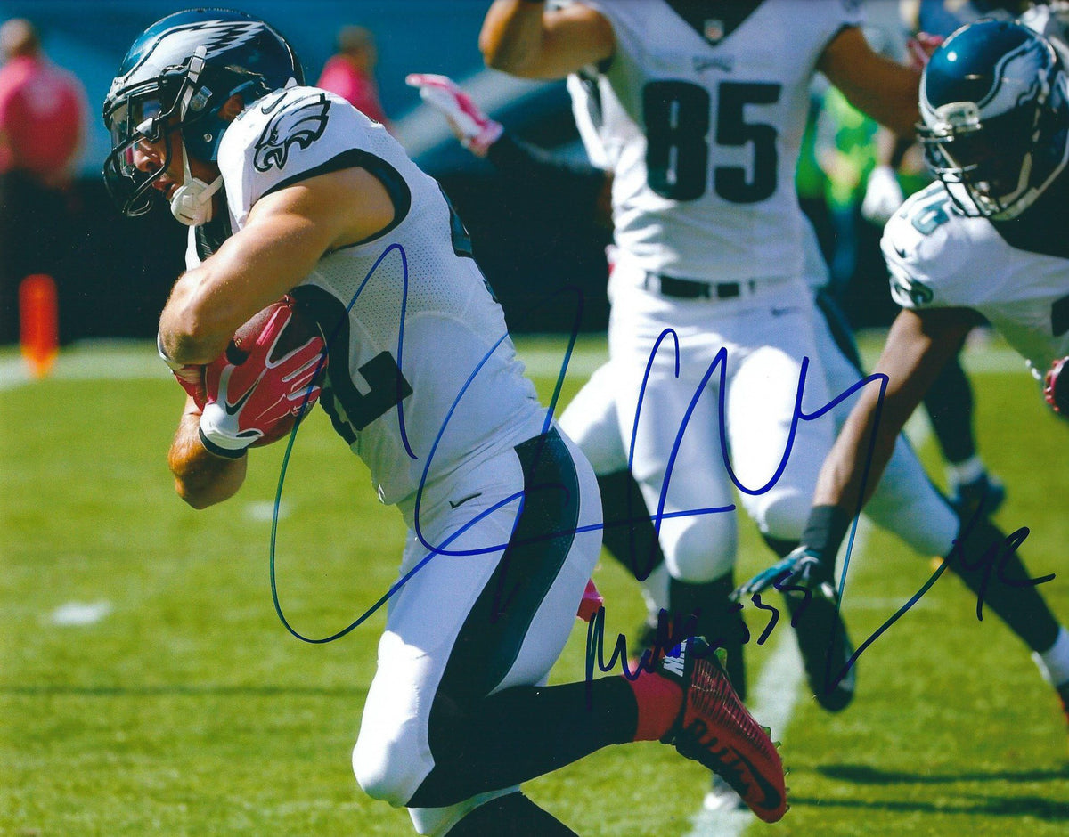 Autographed CHRIS MARAGOS 8X10 Philadelphia Eagles Photo