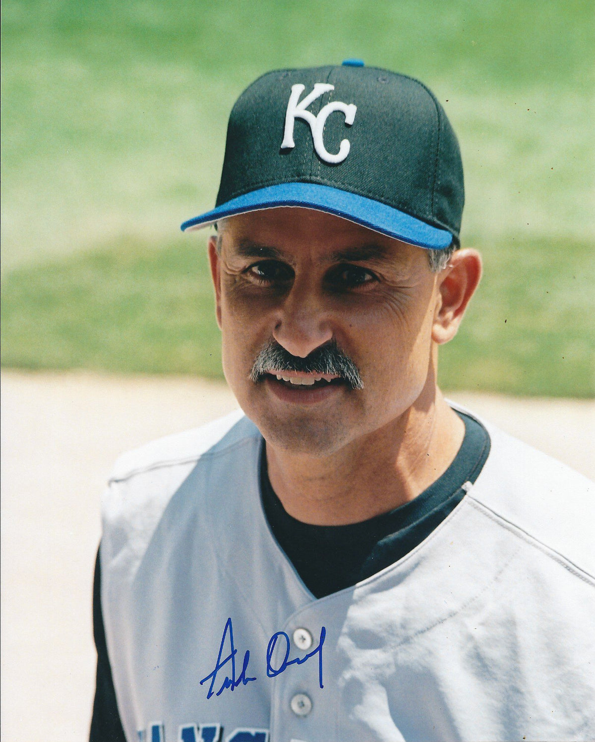 AUTOGRAPHED ANDRE DAVID photo KC Royals
