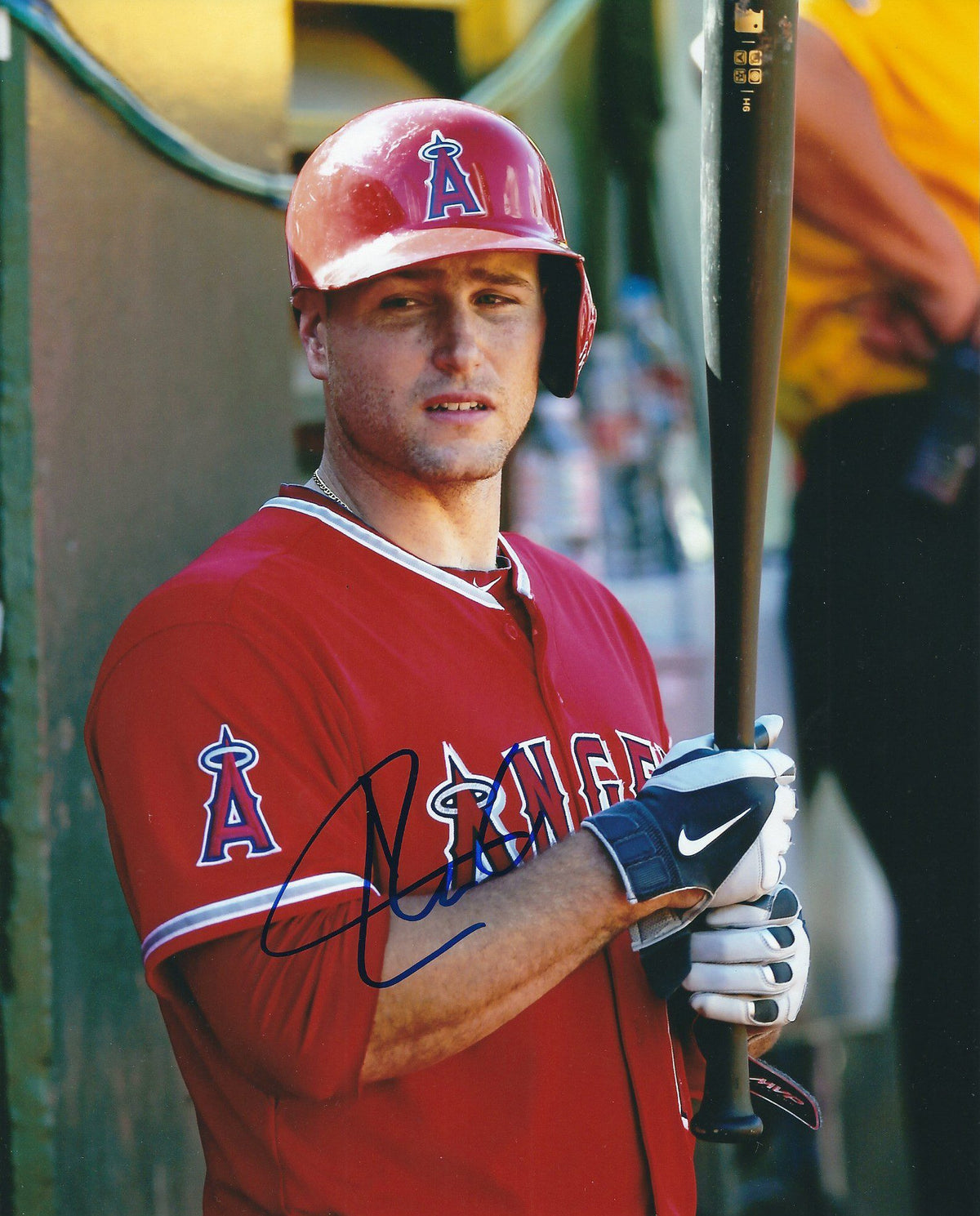 AUTOGRAPHED CHRIS IANNETTA 8X10 Los Angeles Angels Photo