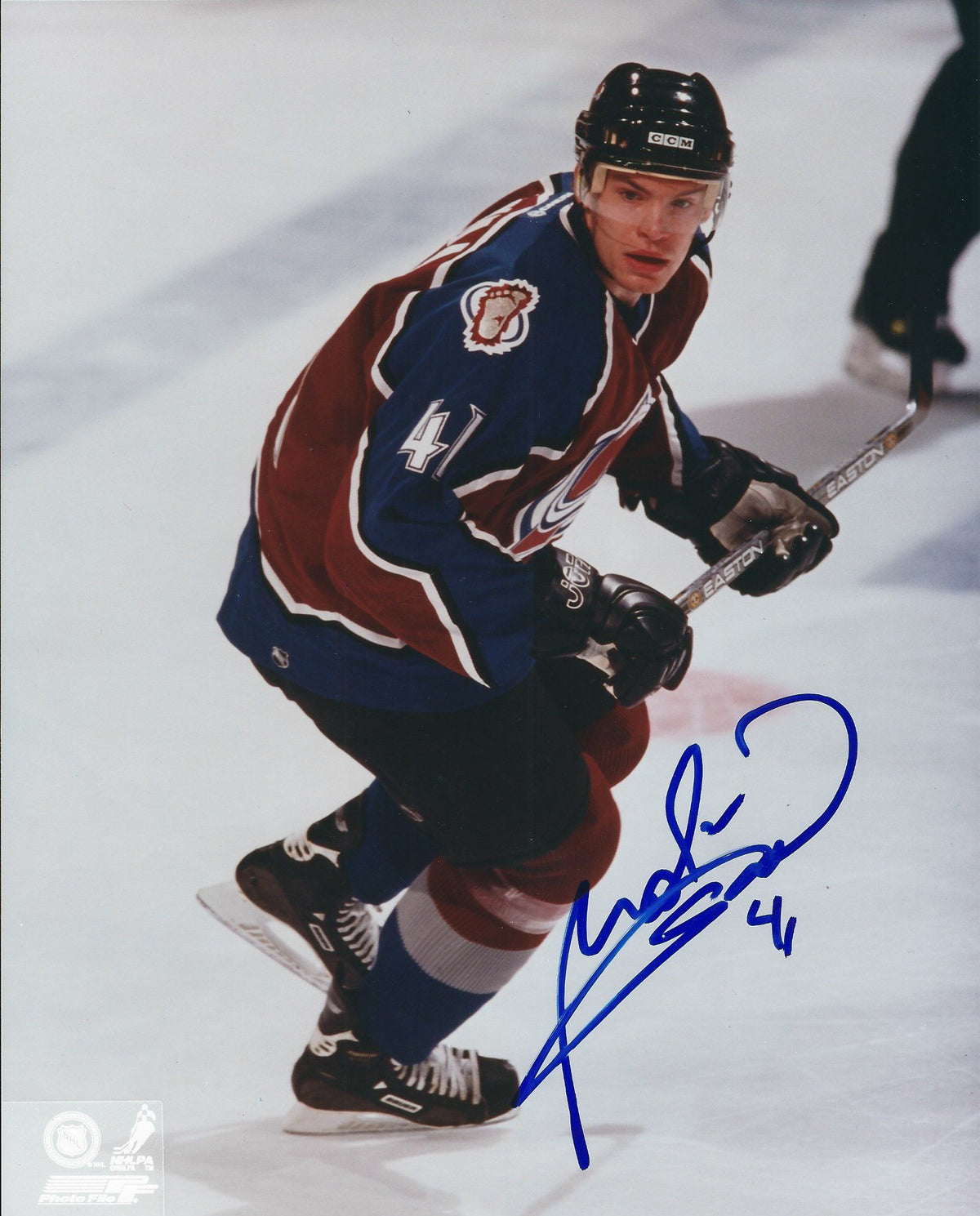 Autographed MARTIN SKOULA 8x10 Colorado Avalanche Photo