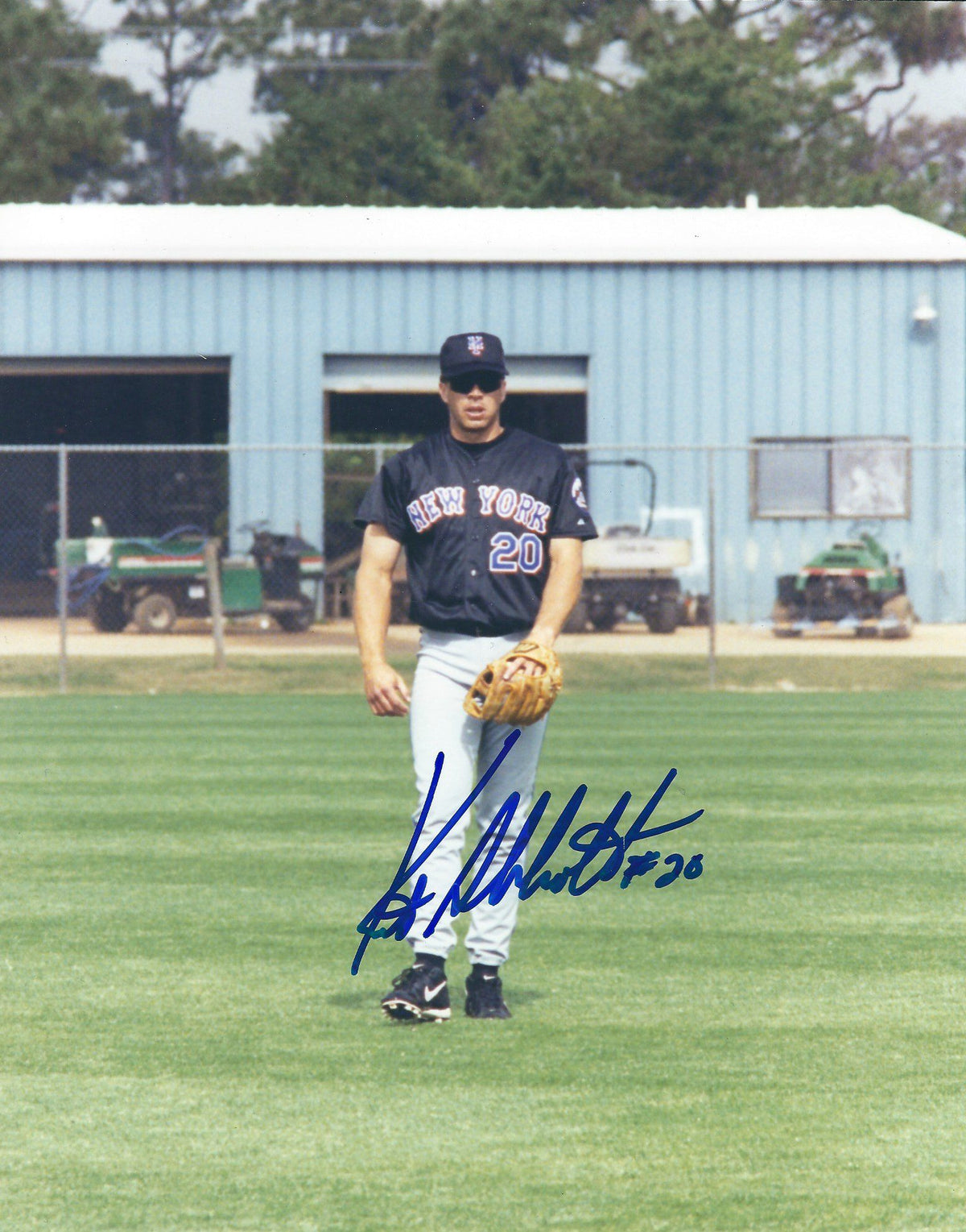 AUTOGRAPHED KURT ABBOTT 8x10 New York Mets photo