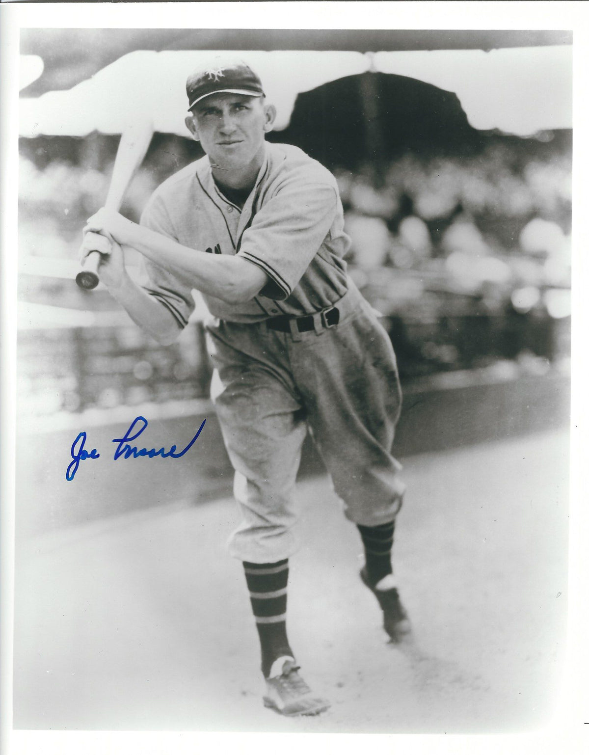 AUTOGRAPHED JOE MOORE 8x10 New York Giants Photo