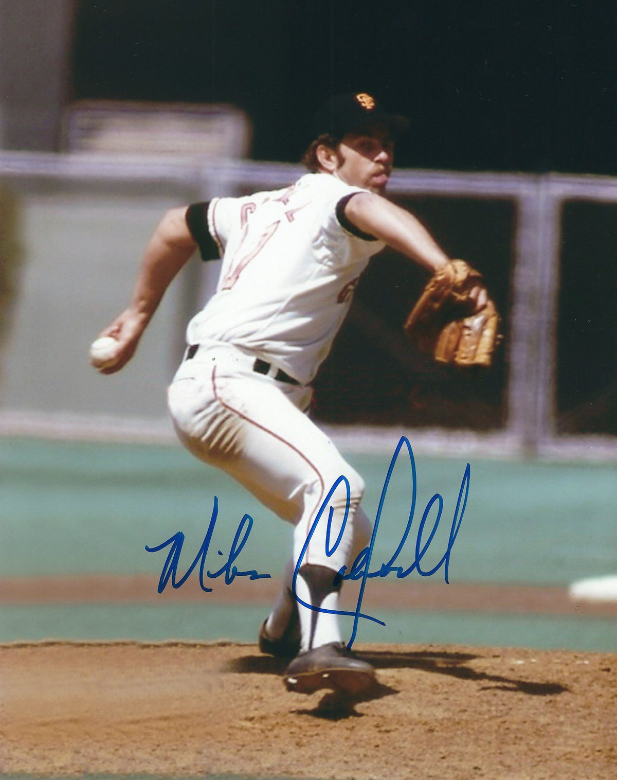 AUTOGRAPHED MIKE CALDWELL  8X10 San Francisco Giants Photo