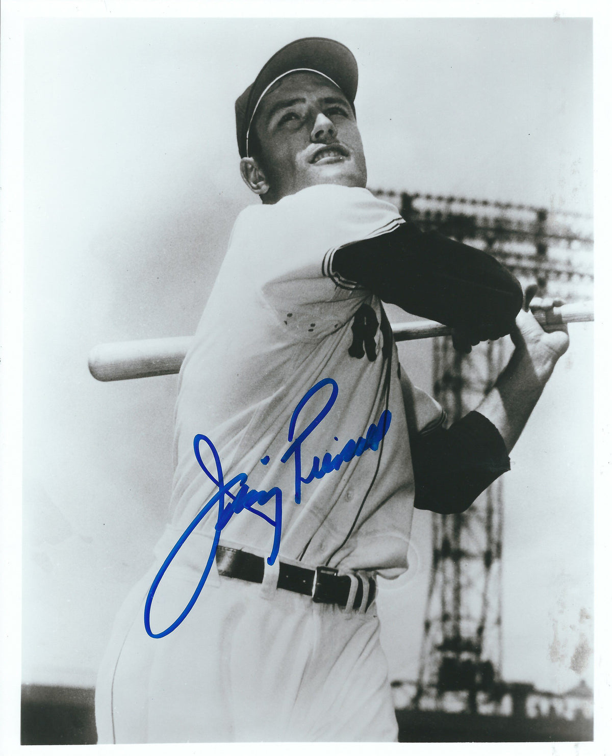 AUTOGRAPHED JIMMY PIERSALL 8X10  Boston Red Sox photo