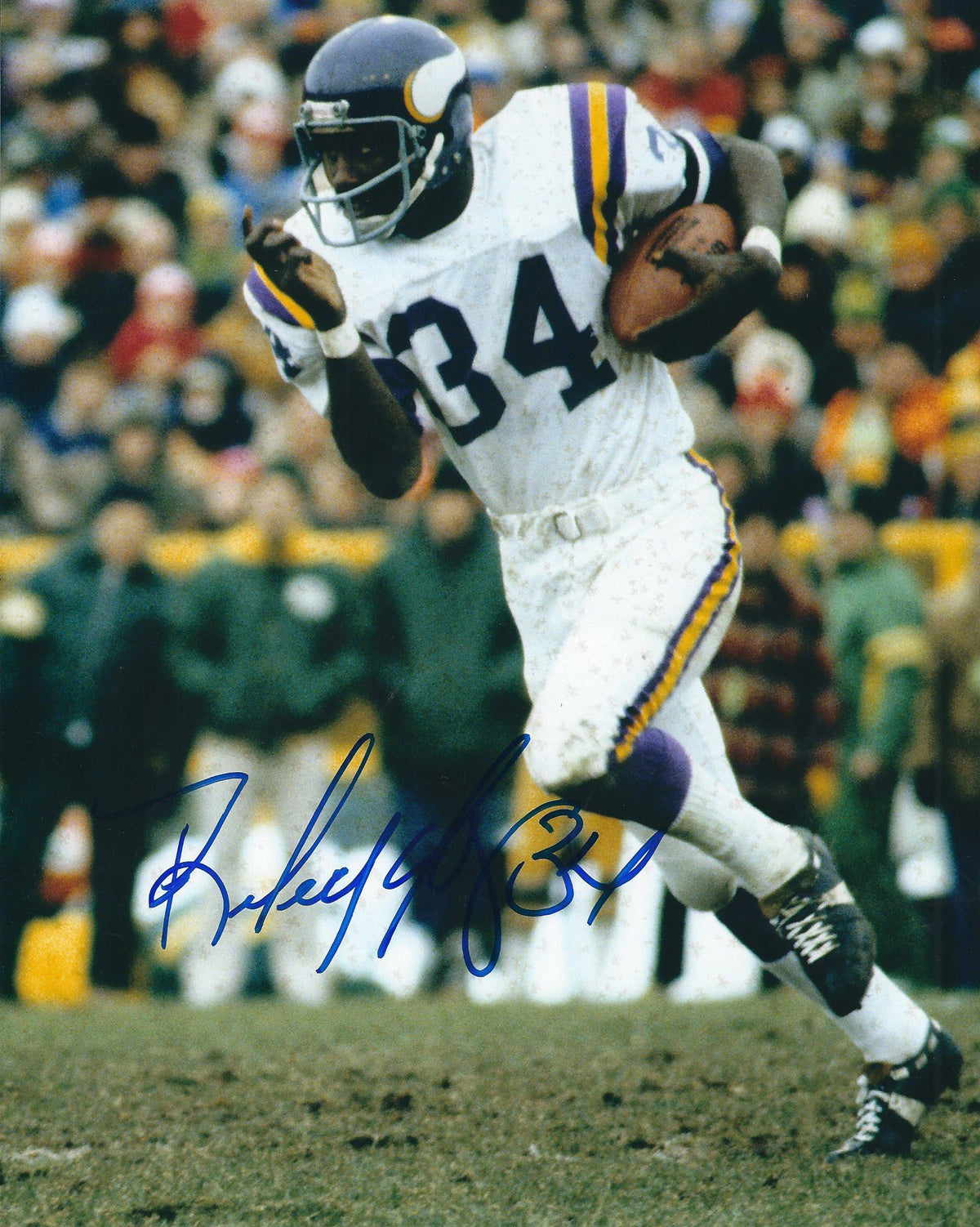 Autographed RICKEY YOUNG  8X10 Minnesota Vikings Photo