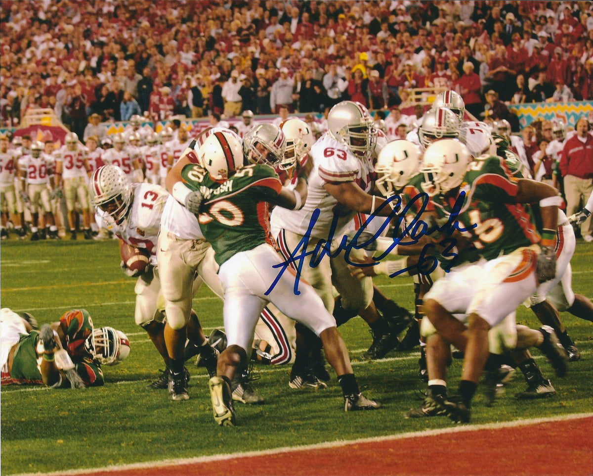 Autographed ADRIEN CLARKE 8X10 Ohio State University Photo