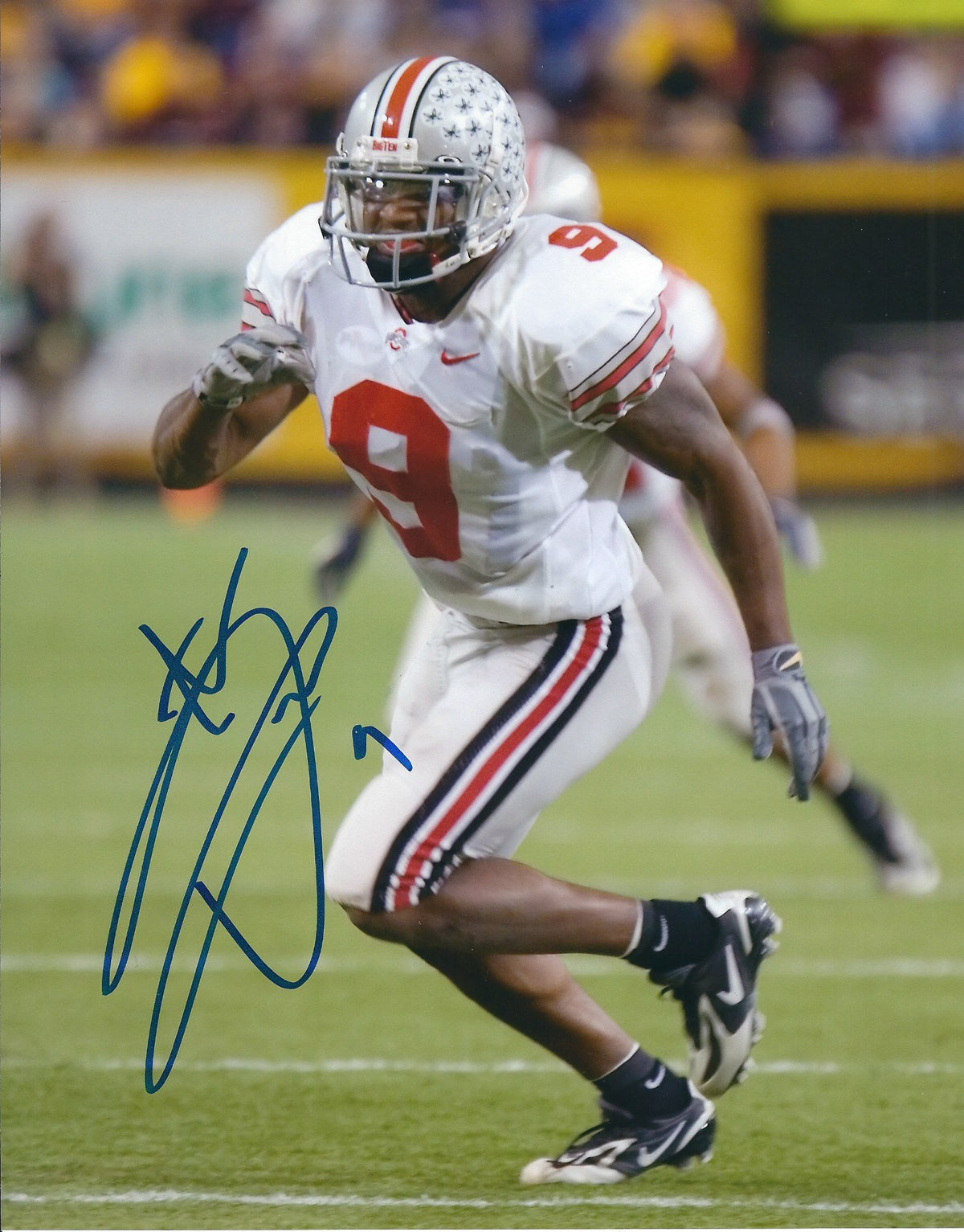 Autographed DONTE WHITNER 8X10 Ohio State University Photo