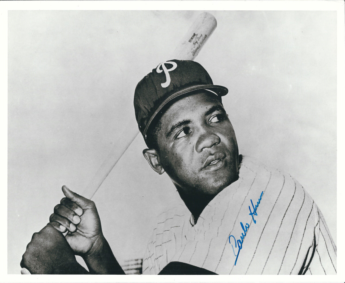 AUTOGRAPHED PANCHO HERRERA  8X10 Philadelphia Phillies Photo
